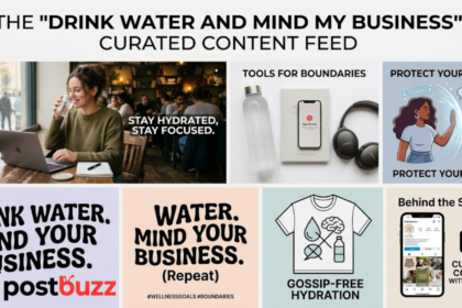 drink water and mind my business