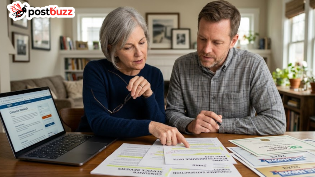 Homeowners reviewing home warranty documents and service claims 2026