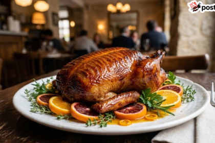 Best duck a l'orange near me - crispy roasted duck with orange sauce