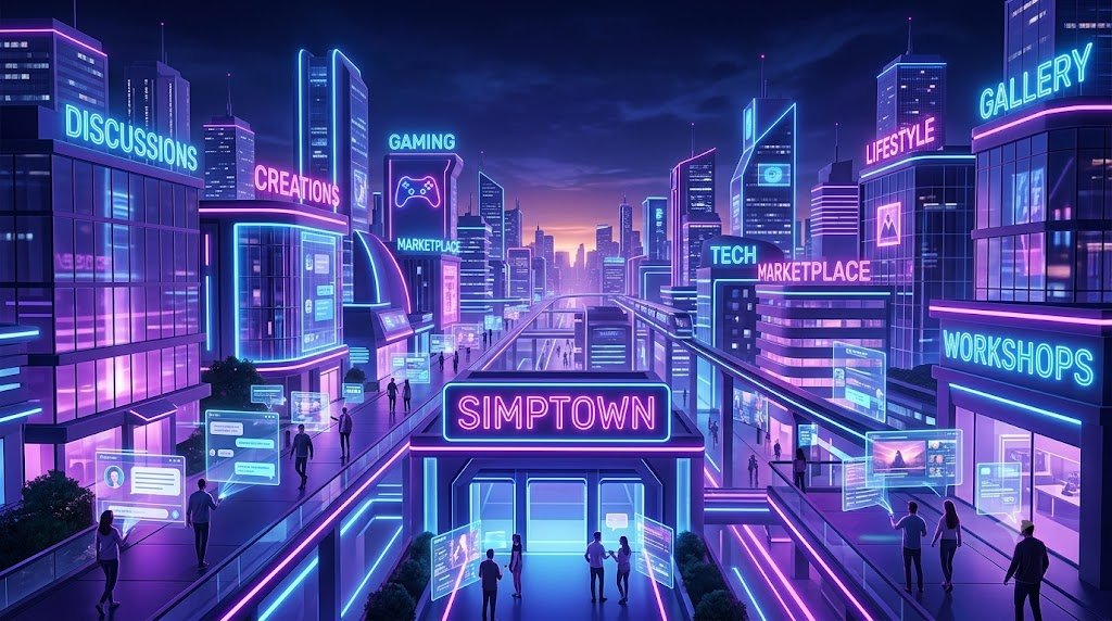 Simptown – Explore Exclusive Content, Forums & Community