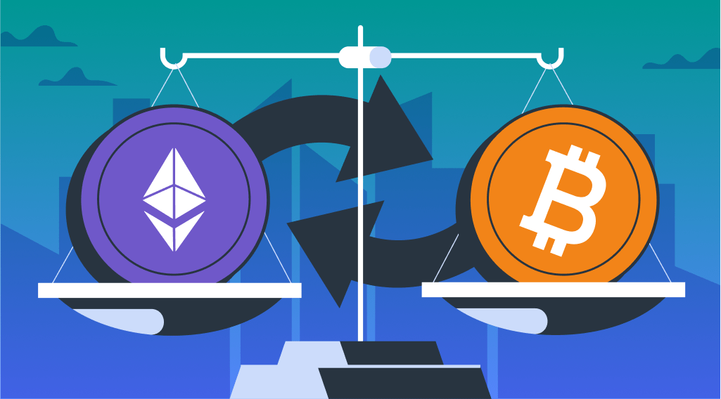 The intricacies of exchanging Bitcoin (BTC) for Ethereum (ETH) using a special scheme involving an exchange aggregator