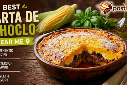 Best Tarta De Choclo (Chilean Corn Pie) featuring golden sweetcorn topping and rich pino filling, presented as an authentic traditional recipe.