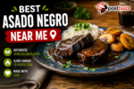 Authentic Venezuelan Asado Negro with rice and plantains served in London