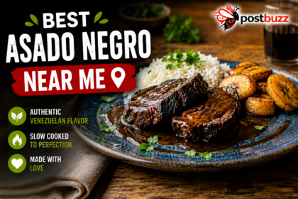 Authentic Venezuelan Asado Negro with rice and plantains served in London