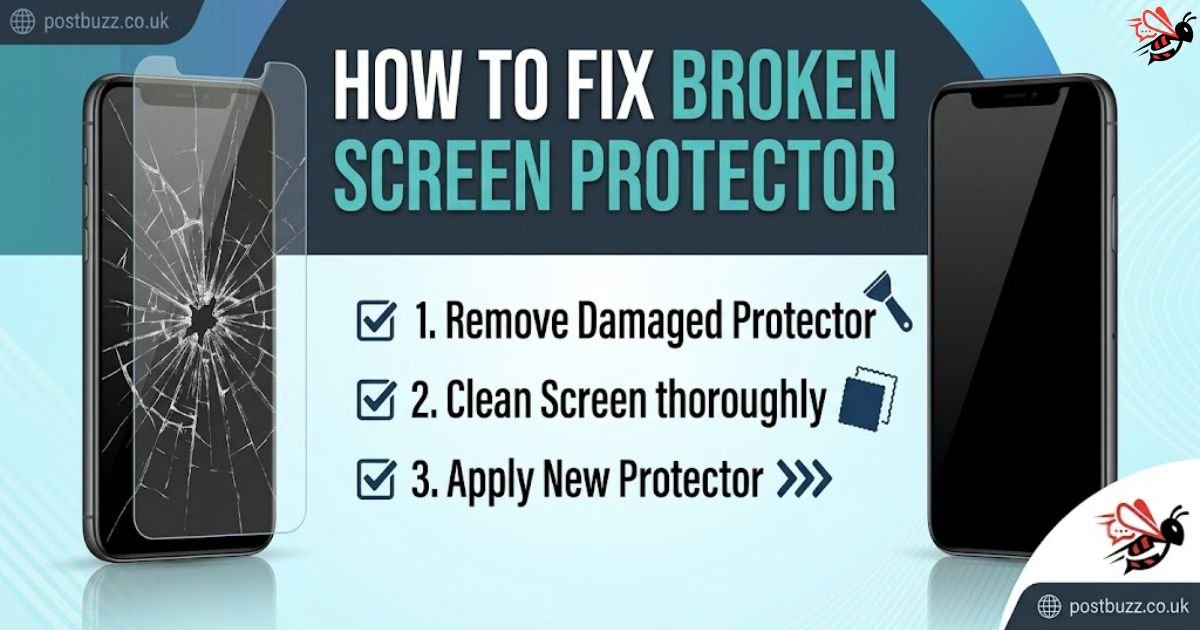 How to Fix Broken Screen Protector