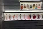 Barbie dolls on display at a Barbie exhibition