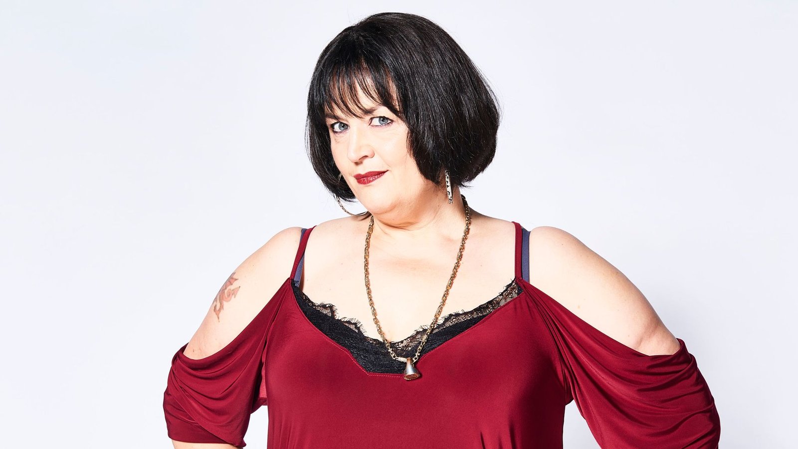 Ruth Jones as Nessa Jenkins in Gavin and Stacey